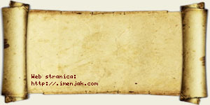 Jana Marović vizit kartica